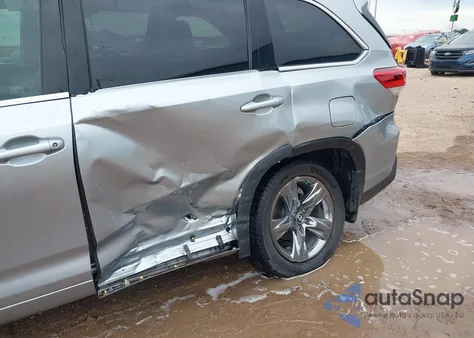 2019 Toyota Highlander Limited Platinum from USA, damaged, VIN 5TDDZRFH5KS975120